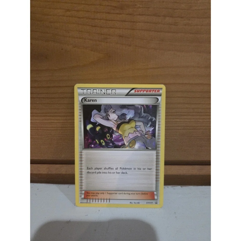 2016 Pokemon XY Promo #XY177 Karen - Black Star Promo - Trading Card Game
